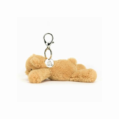 Jellycat Smudge Bear Bag Charm USA | 47361KCOX